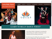 Tablet Screenshot of lotus-studios.com